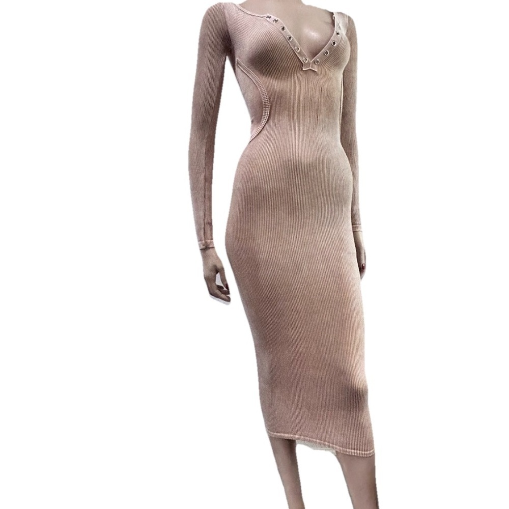 Daisy Bodycon Maxi Dress Size:S